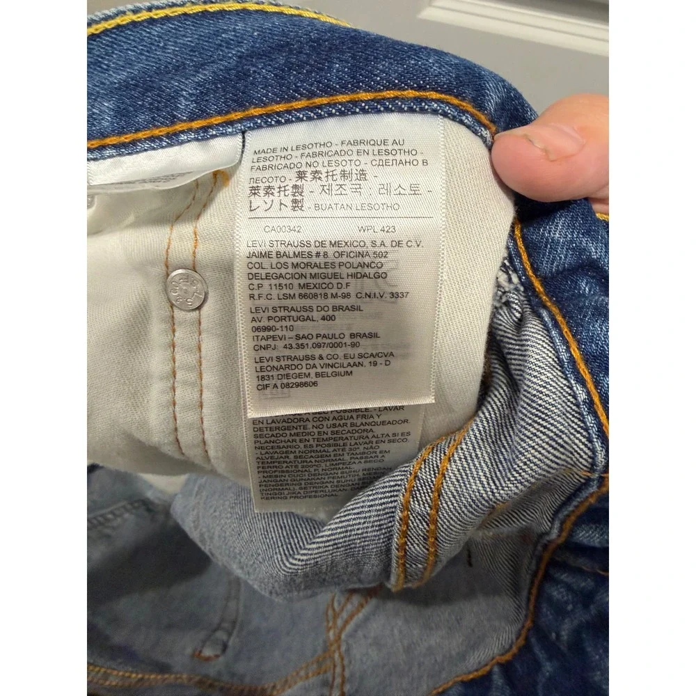 Levi's Mens 550 Relaxed‎ Fit Tapered Leg Jeans Blue 42x29